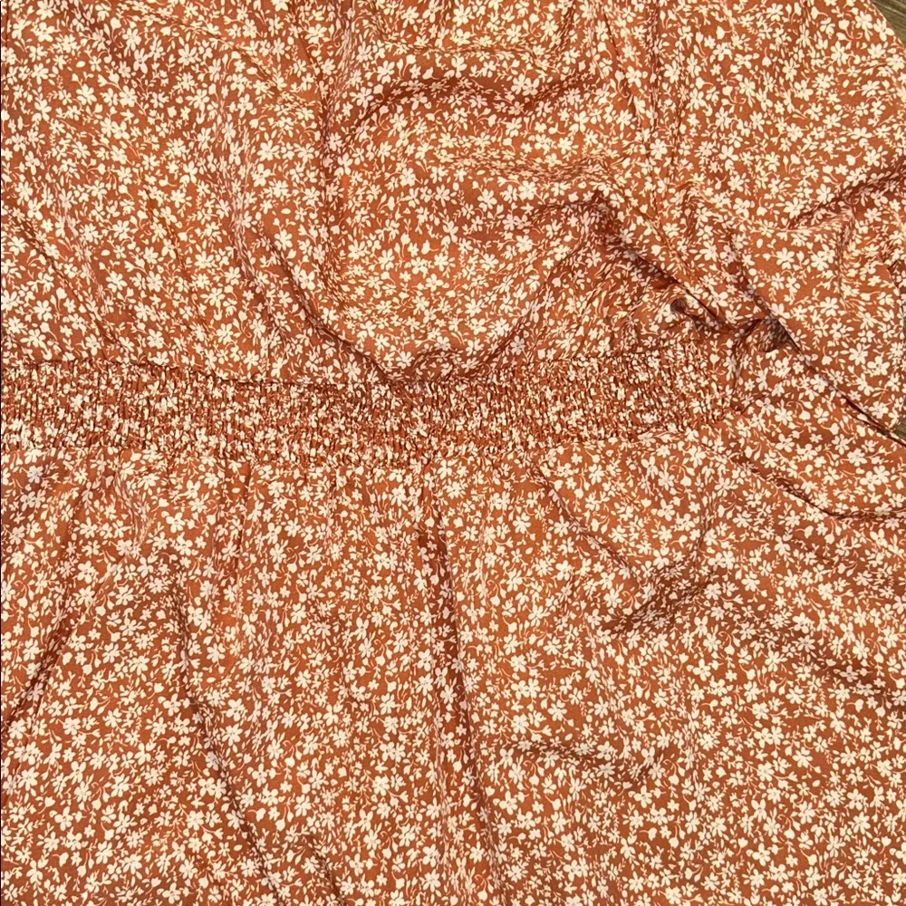 Floral Button-Down Dress in Pink - Picture 3 of 4